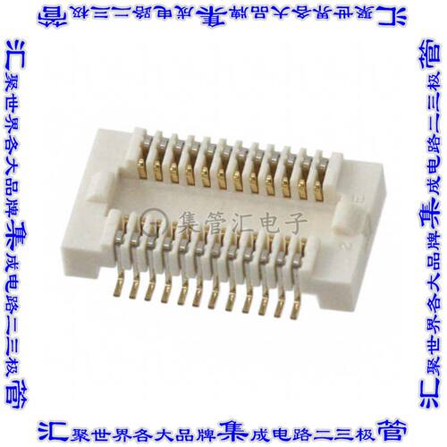 AXK5F80537YG 板对板连接器80POS插口外罩触点2排0.5mm表贴SMD镀