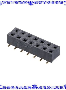 M20-7810745 针座连接器14POS插座2排2.54mm母形插口表贴SMD镀金