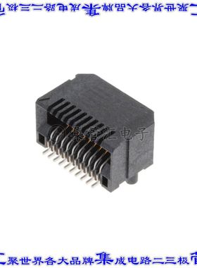 MEC8-110-02-L-D-RA1-TR 卡边缘连接器20POS母头2排0.8mm黑色镀金