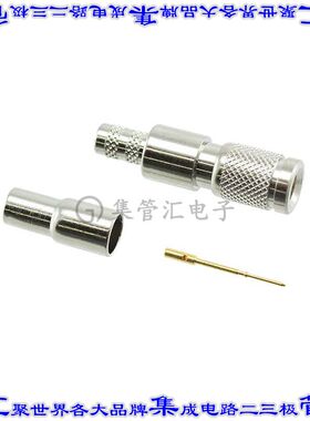 282138-75 同轴连接器插头公引脚压接75欧姆自由悬挂