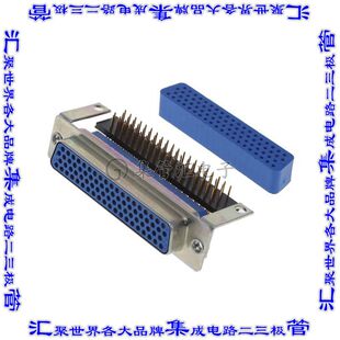 连接器78POS插座母插口4排D Sub高密度通孔直角 DD78S4R7000