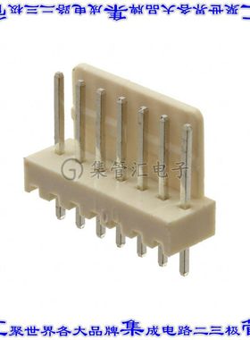 LHA-07-TS 针座连接器7POS接头2.54mm公形插针通孔直针锡