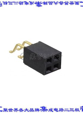 SMH-102-02-G-D 针座连接器4POS插座2排2.54mm叉状表贴SMD镀金