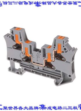 1088734 端子块连接器4POS馈通式5.2mm灰色10-26AWG