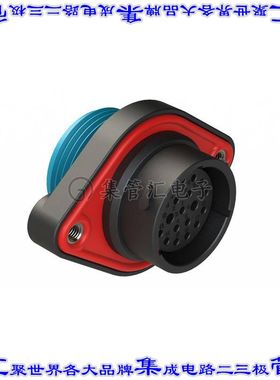 AHDP02-18-20SR-WTA 圆形连接器20POS插座外壳用于母插口黑色面板