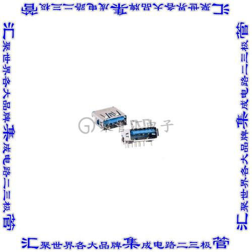 GSB31213R1C5HR 连接器USB-A插座9POS USB 3.0通孔