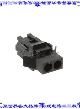 TST02RA00 矩形连接器外壳2POS插座5.08mm黑色面板安装