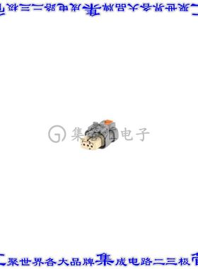 2320933-1 矩形连接器外壳3POS插头4.5mm母形插口灰色自由悬挂