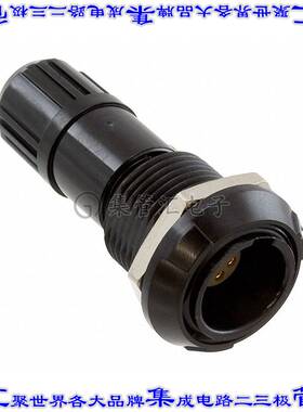 PTG.M0.6NL.LC65N 圆形连接器6POS插座母插口焊杯镀金自由悬挂