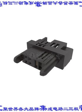 10164594-00H240PLF 背板连接器6POS插座母插口2排通孔直角黑色