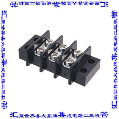 1546670-3 端子块连接器3电路隔板接线座2排11.1mm螺钉