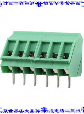 1713286 线对板连接器6POS接线端子5.08mm通孔35角度带板