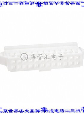 DF1B-24DES-2.5RC 矩形连接器外壳24POS插座2排2.5mm母形插口白色