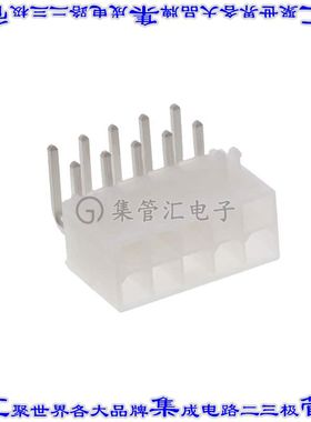 39301100 0039301100针座连接器10POS接头2排4.2mm公形插针通孔直