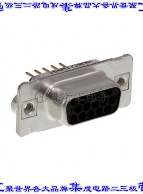 164A17209X 连接器15POS插座母插口3排D-Sub高密度通孔