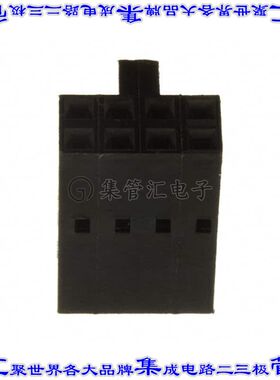 22552082 0022552082矩形连接器外壳8POS插座2排2.54mm母形插口黑