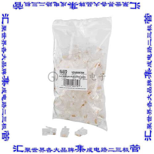VDV826-764 接插件连接器CONN CABLE CAT6A UTP 2 200/BAG