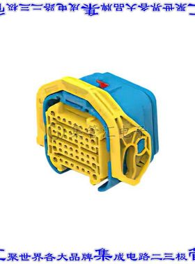 2366494-4 矩形连接器外壳48POS插头6排公形引脚蓝色自由悬挂