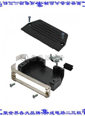 MHED-DS37S-K 连接器37POS后壳45度180度无屏蔽黑色