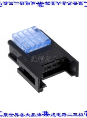 37304-A165-00E MB 矩形连接器4POS插座2mm母插口黑色IDC镀金自由