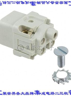 1-1103403-1 连接器4+接地插件母头螺钉