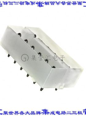 350213-1 针座连接器12POS接头2排5.08mm公形插针通孔直针锡