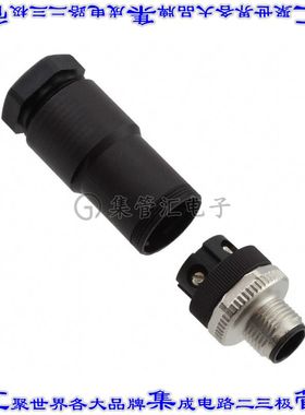 1404415 圆形连接器4(电源)插头公引脚螺钉镀金自由悬挂