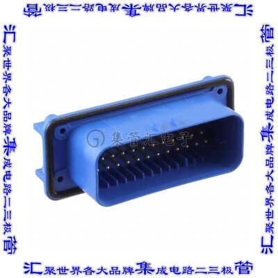 1-776163-5 针座连接器35POS接头3排4mm公形插针通孔镀金