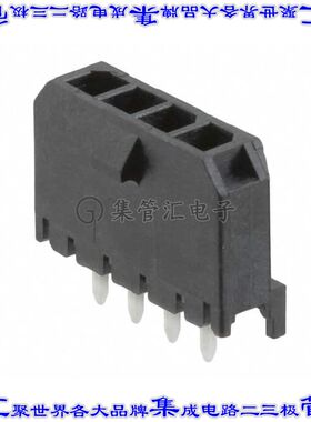 436500428 0436500428针座连接器4POS接头3mm公形插针通孔直针镀