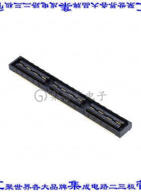 2-1658012-3 板对板连接器120POS插座中央带触点2排0.8mm表贴SMD