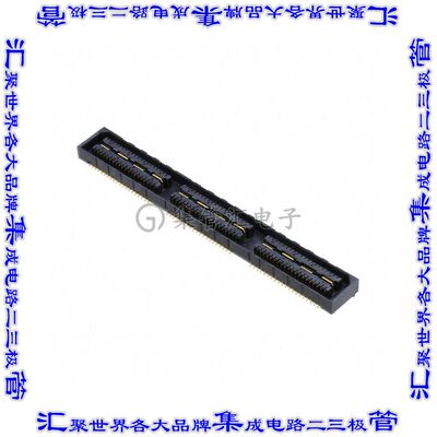 2-1658012-3 板对板连接器120POS插座中央带触点2排0.8mm表贴SMD