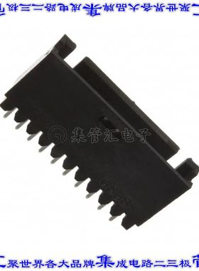 5-103080-8 针座连接器10POS接头2.54mm公形插针通孔直针锡