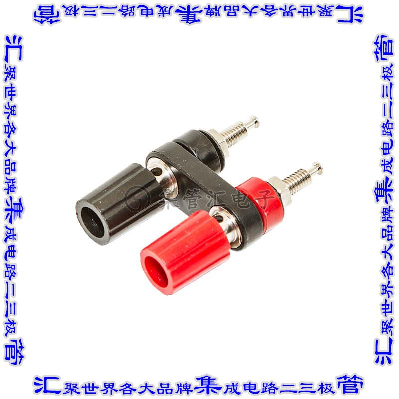 BU-P4243-0 接插件连接器CONN BIND POST DL FLUTD BLK/RED