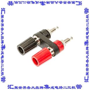 接插件连接器CONN BIND BLK P4243 RED FLUTD POST