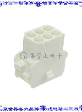 366440005 0366440005矩形连接器外壳6POS插座2排天然色面板安装