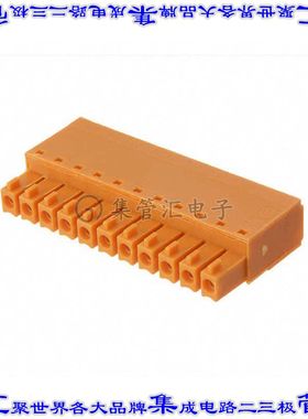 1969180000 端子块连接器11POS插头母插口3.81mm橙色自由悬挂