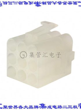 1-480672-0 矩形连接器外壳9POS插头3排6.1mm母形插口天然色面板