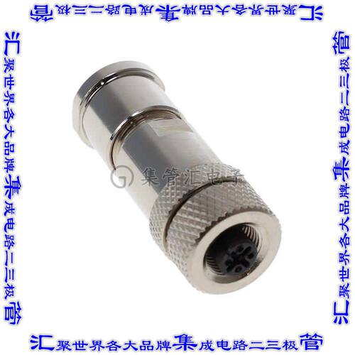 CNF12-S4SB0-BP7 圆形连接器4POS插头母插口螺钉镀金自由悬挂
