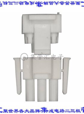 770018-1 矩形连接器外壳3POS插头白色自由悬挂