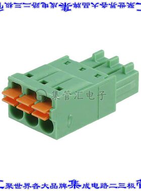 1952270 端子块连接器3POS插头母插口3.5mm绿色自由悬挂