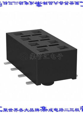 HLE-104-02-F-DV-BE-A-K-TR 针座连接器8POS插座2排2.54mm母形插