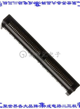 HSEC8-150-01-S-DV-A 卡边缘连接器100POS母头2排0.8mm黑色镀金