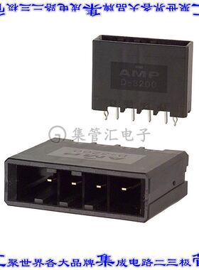 1-917338-3 针座连接器4POS接头5.08mm公形插针通孔直针镀金