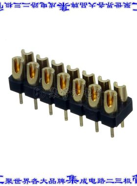 480-10-214-00-002000 连接器14POS接头2排2.54mm焊杯通孔镀金