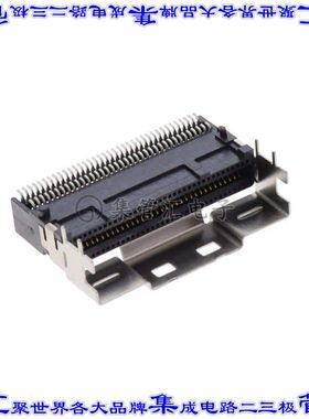 U10A474200T 插拔式连接器74POS插座SAS表面贴装直角焊接镀金