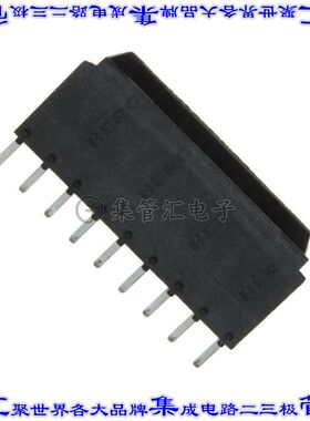 76384-309LF 针座连接器9POS接头2.54mm公形插针通孔直针镀金