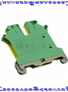 441106 0441106端子块连接器2POS接地地面5.2mm绿色黄色12-28AWG