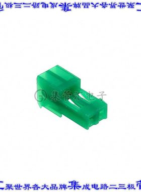MTD-A-02-F-2 矩形连接器2POS插座2.54mm母插口绿色IDC锡自由悬挂