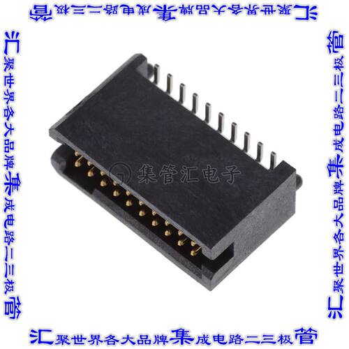 TFC-110-22-F-D-A 针座连接器20POS接头2排1.27mm公形插针表贴SMD
