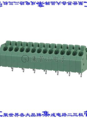 1985315 线对板连接器14POS接线端子3.5mm通孔45角度带板